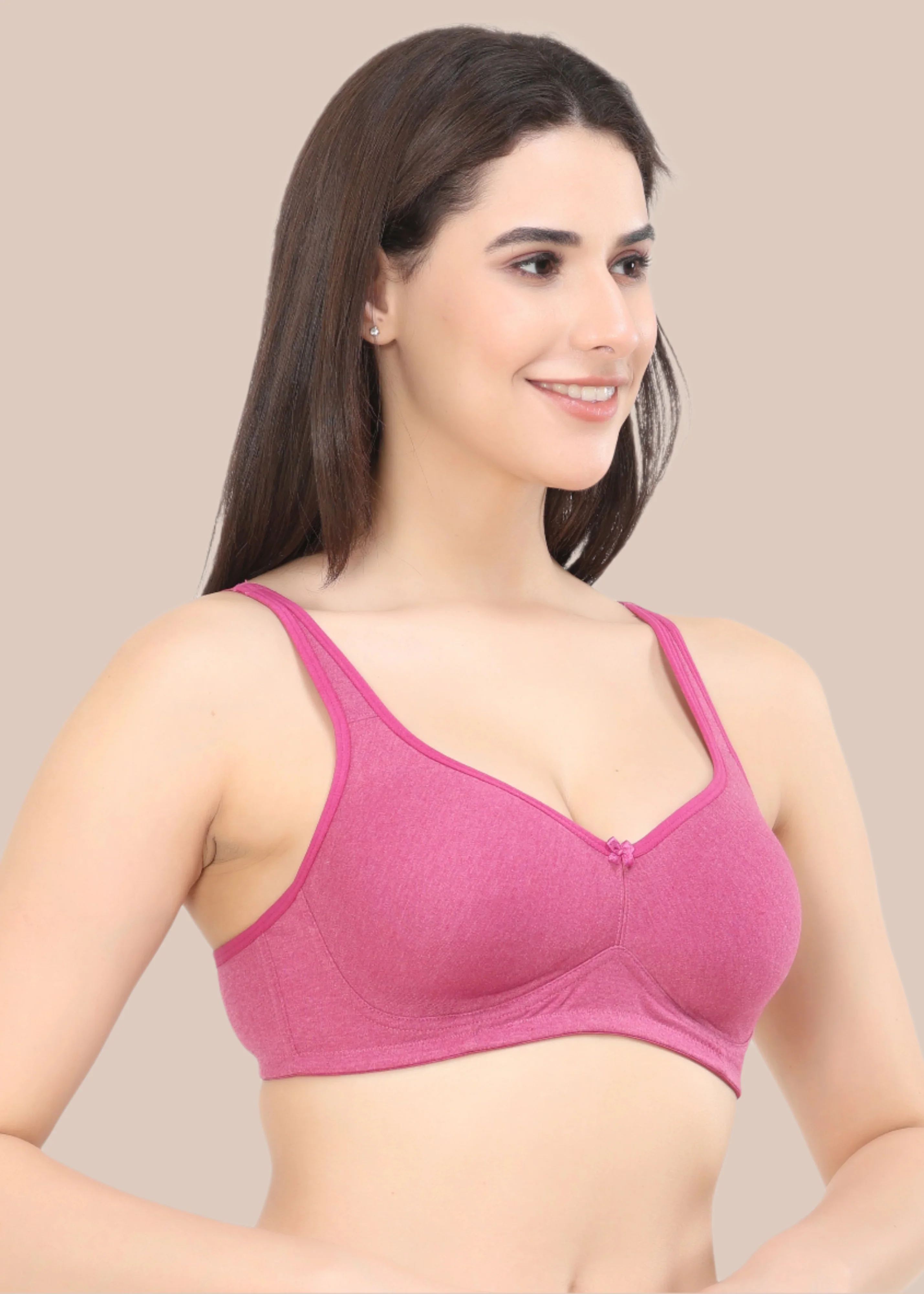 LORA:Foam Moulded Full Coverage Bra - Image 3